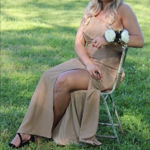 Gold, Sparkle formal dress